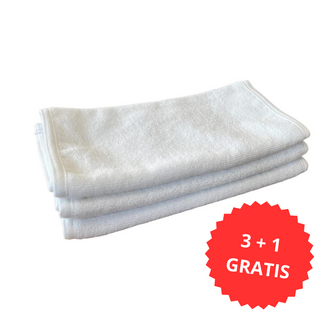 Medixwell handdoek &#039;&#039;Kompresse&#039;&#039; 50x25 cm 3 stuks WIT