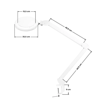 GLOW - LED 8021 Loupelamp - 5 diopter - Variabele licht en kleursterkte