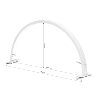 GLOW ARCHE 3 - Half-Moon manicurelamp - 300 LED - Tafelmodel