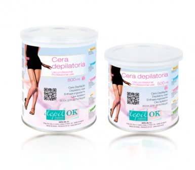 Depil-Ok Menthol Hars in 500 ml blik